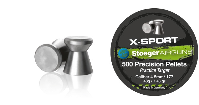 Stoeger: plombs de précision, air comprimé 4.5 et 5.5